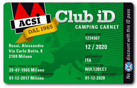 Tessera Acsi Club ID
